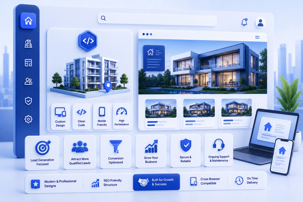 Real Estate Website Deveopment in lucknow